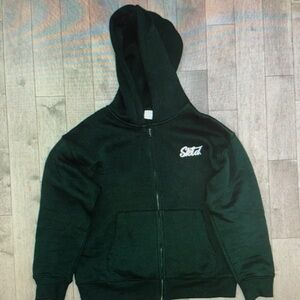 Black Zip-Up Hoodie